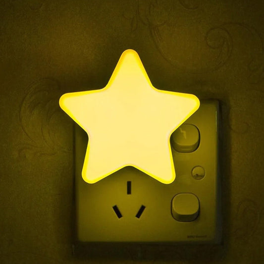 Star Shape Socket Night Lamp