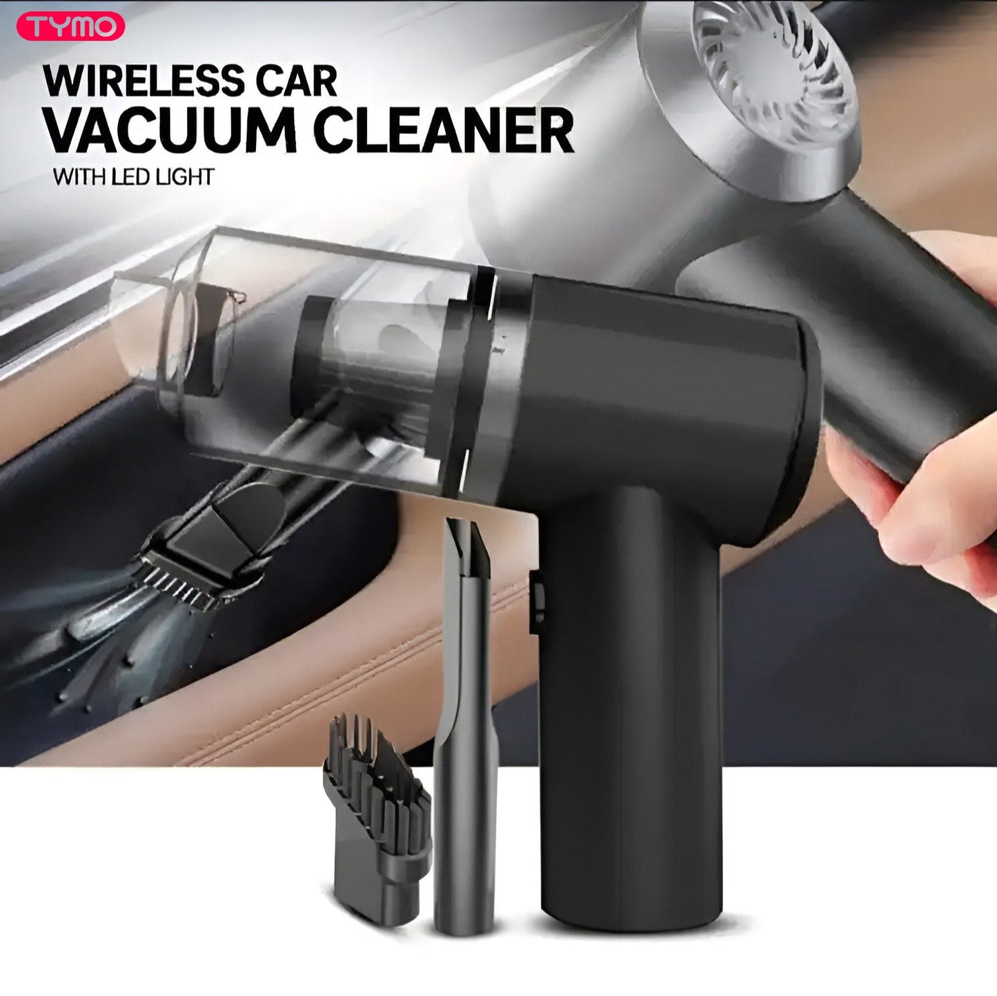 3 in 1 Car Mini Vacuum Cleaner with Blower Wireless Portable Rechargeable Handheld High Power Suction Vacuum Cleaning Machine for Home Car Computer Keyboard Cordless Air Blowing Dusting