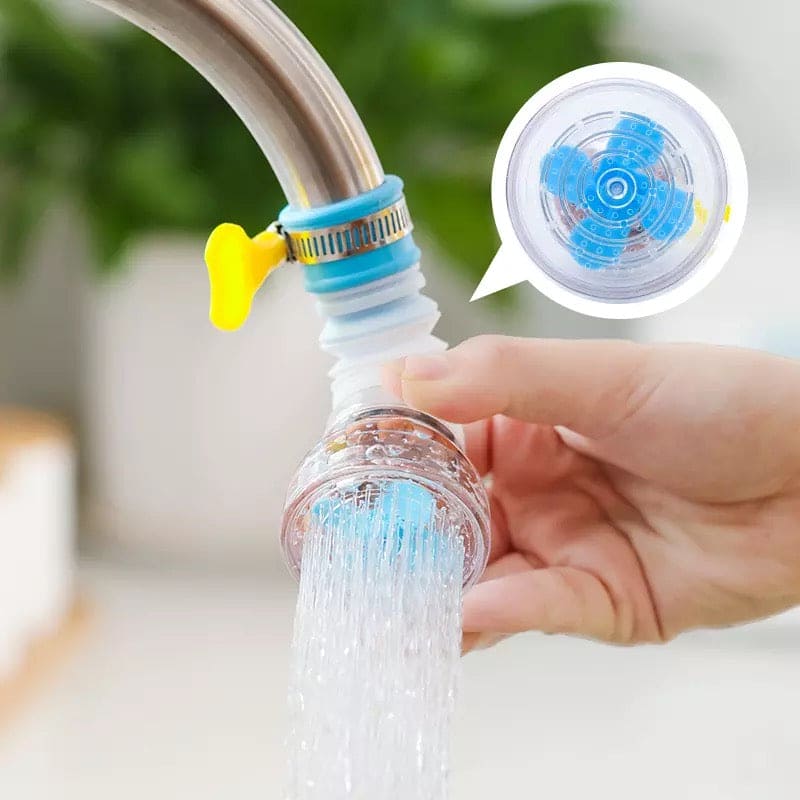 360˚ Degree Rotatable Water Saving Tap, Durable Faucet Filter Nozzle